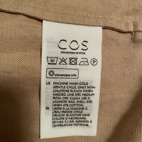 Cos Pants & Jumpsuits | Cos Tan Zip Up Jumpsuit size 6 - Picture 7 of 12